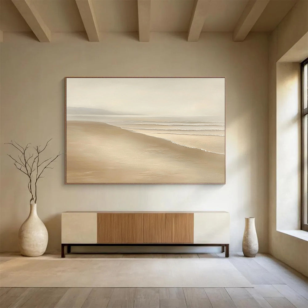 Minimalist Beach - Serene Simplicity ABS016