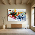 Colorful Pixel Abstract Painting for Tech - Startup Offices YHT286