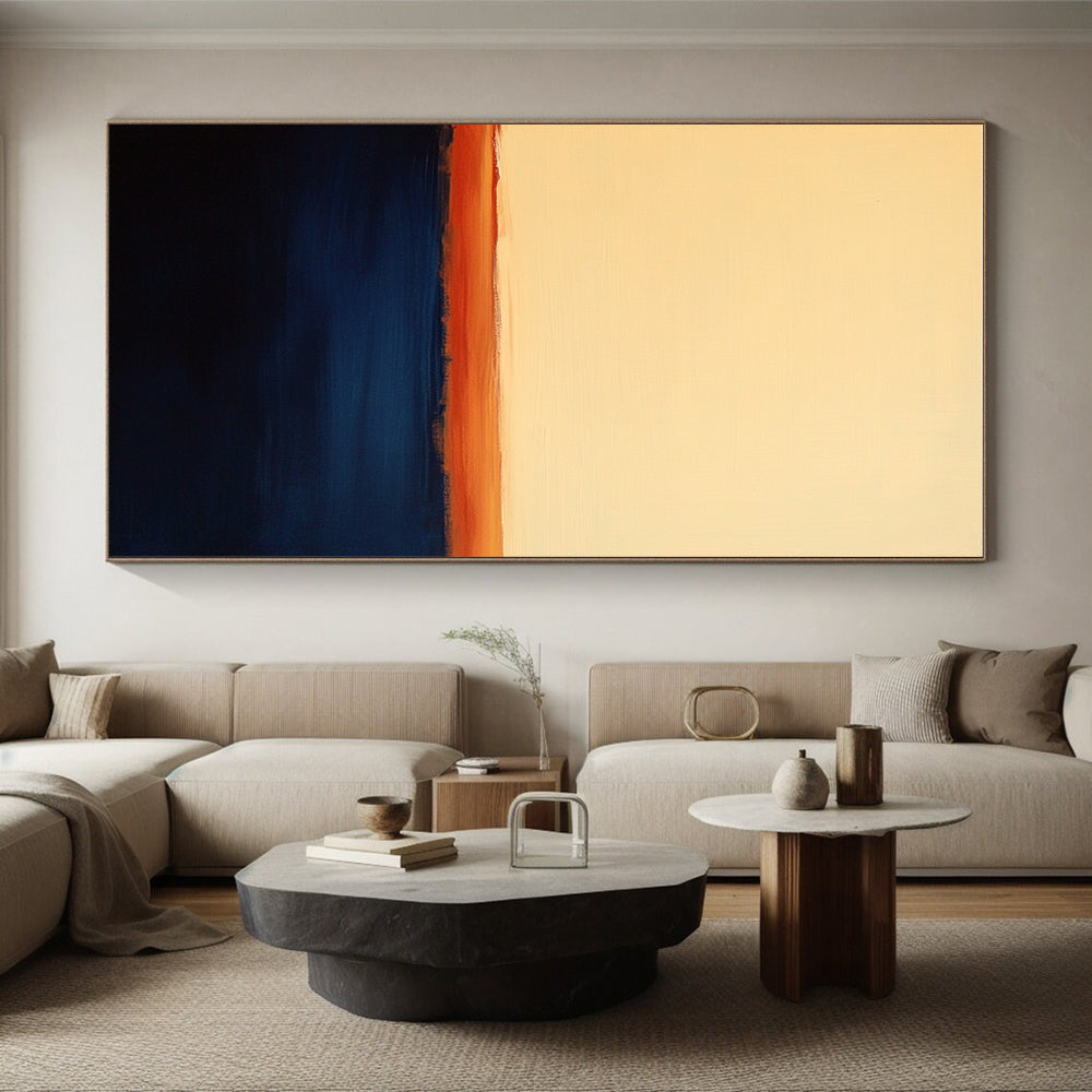 Sunset Abstraction Abstract Painting with Tranquil Gradients WINK192