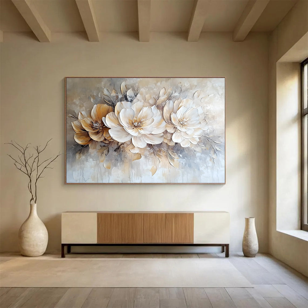 3D Flower Relief - a Touch of Nature in Art ABS003