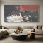 Rustic - Toned Abstract Painting with Earthy Charm WINK326