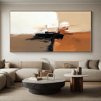 Warm Tones Abstract Painting with Cozy Dynamism WINK341