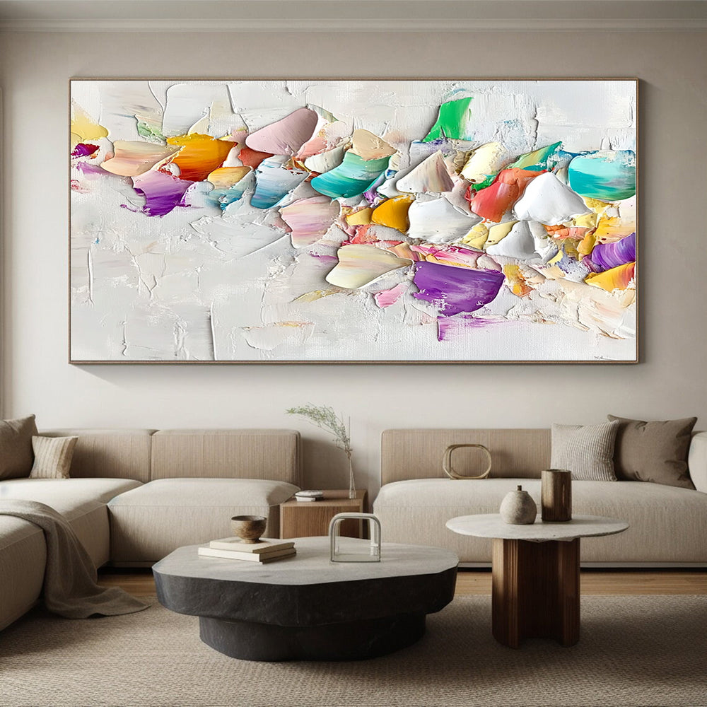 Colorful Fragment Abstract Painting with Whimsical Creativity WINK484
