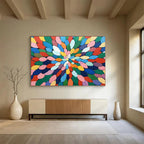 Colorful Flower Petals  Cheerful Blossom ABS117