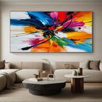 Colorful Flower Abstract Painting with Lively Beauty WINK787