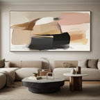 Pastel Block Abstract Painting with Gentle Harmony WINK771