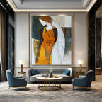 Abstract Figures in Color Painting for Modern Living GAB0716