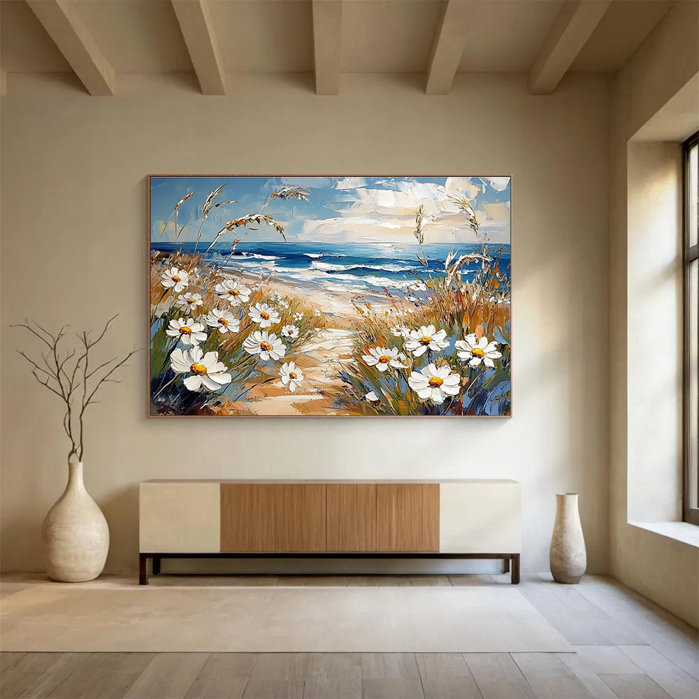 Beach with Daisies - A Summer Idyll ABS012
