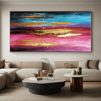 Colorful Layered Abstract Painting with Depth of Emotion WINK719