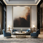 Misty Abstract Landscape Painting for Serene Spa Retreats GAB1161