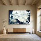 Dynamic Strokes Abstract Painting for Creative Studios YHT141