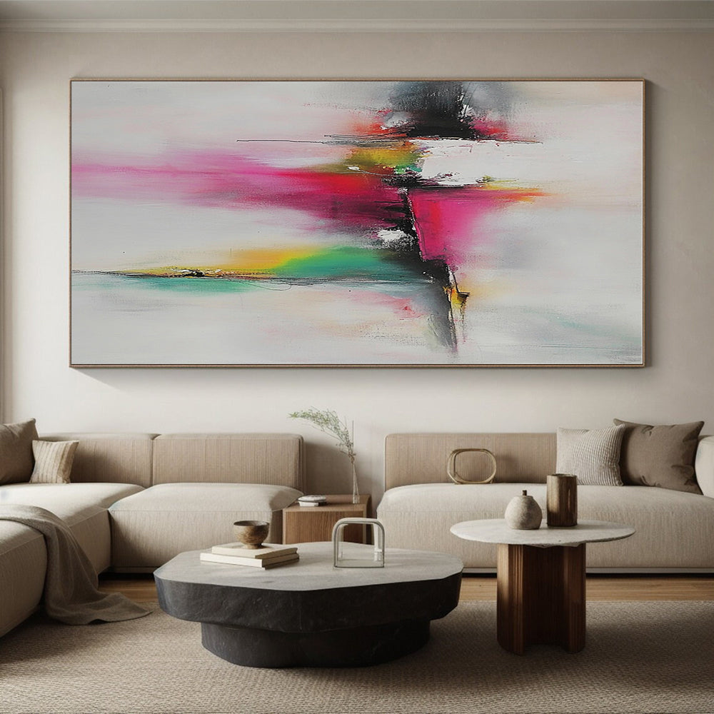 Colorful Splash Abstract Painting with Whimsical Creativity WINK496