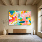 Colorful Playful Abstract  Joyful Creative Energy ABS074