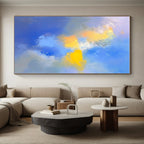 Soft Color Blend Abstract Painting with Calming Hues WINK598