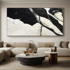 Black White Marble Abstract 2 Painting with Natural Grace WINK744