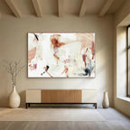 Subtle Hue Abstract Painting for Minimalist Dining Rooms YHT145
