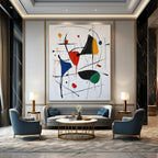 Colorful Drip Abstract Painting for Bohemian - Style Studios GAB0845