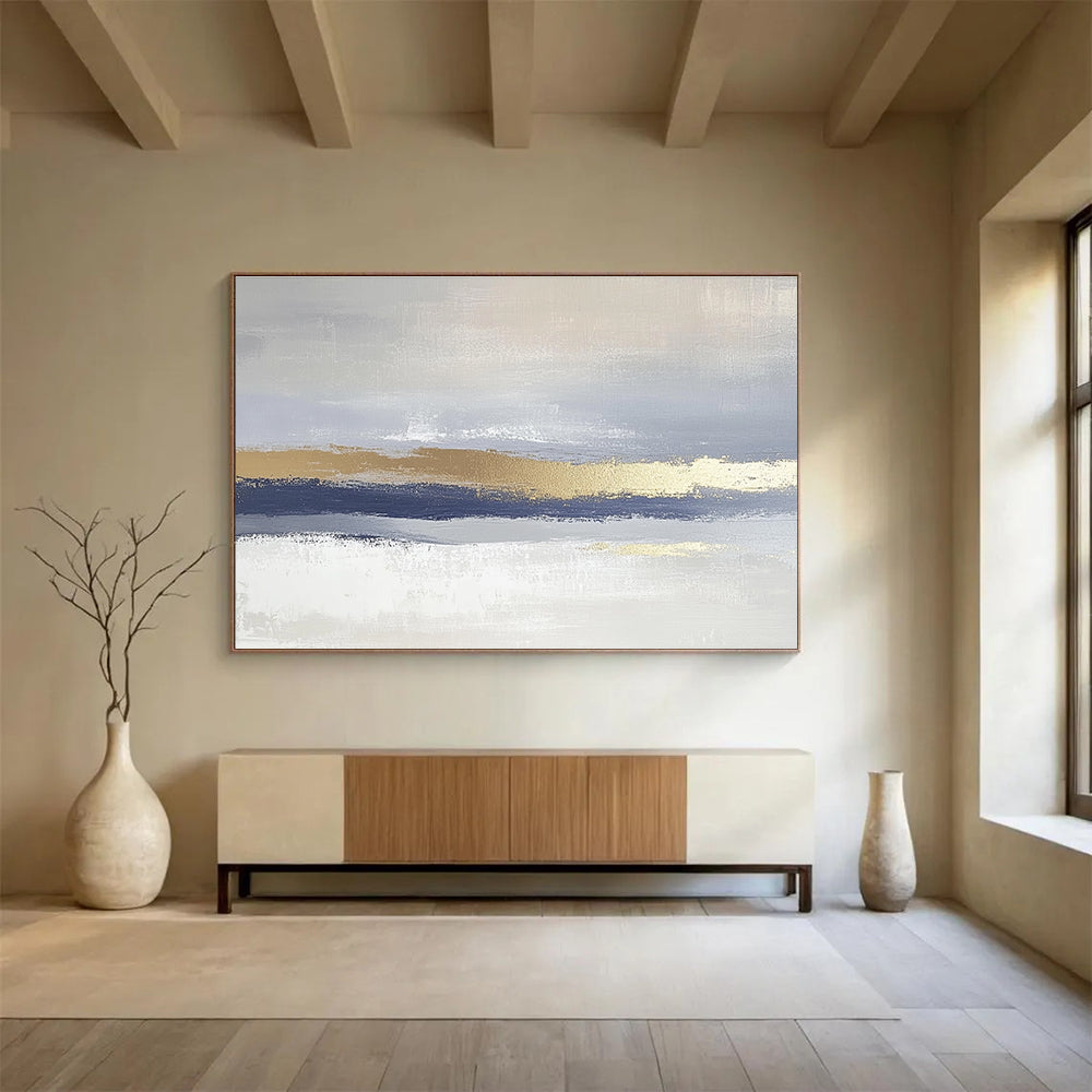 Subtle Tones Abstract: Calm Harmonies in Soft Colors Abstract Painting ABS170
