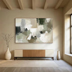 Neutral Tones Abstract Painting with Subtle Harmony ABS404
