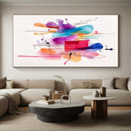 Colorful Watercolor Abstract Painting with Fluid Beauty WINK735