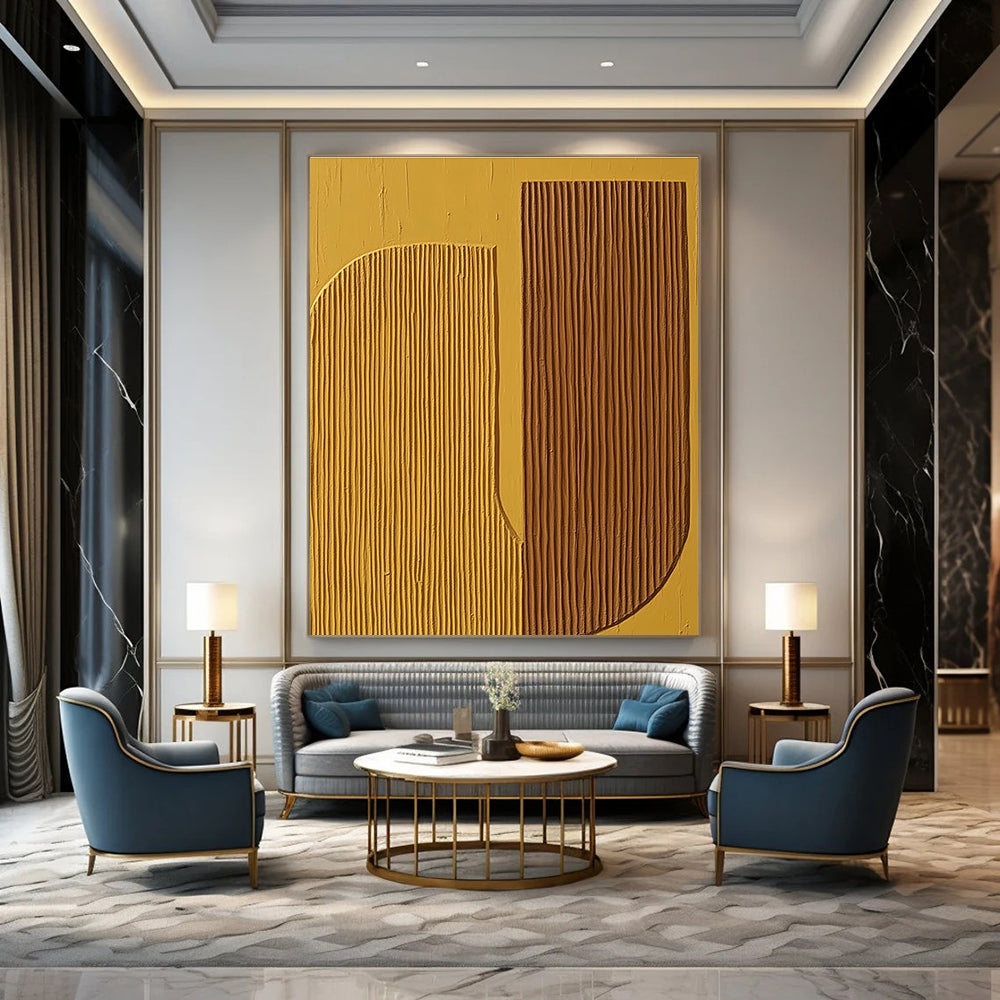 Textured Geometric Shapes - Minimalist Abstract Art GAB0428