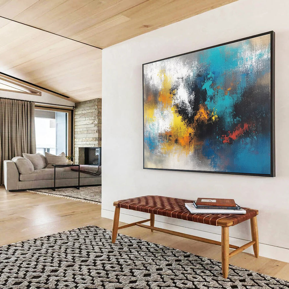 Abstract Color - Blend Artistic Wall Decor ABS001