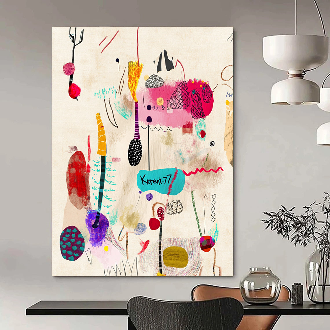 Eclectic Abstract Doodles - Spontaneous Creative Art GAB0396