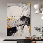 Energetic Abstract Expression Abstract Painting for Performing Arts Centers HENG054