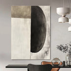 Minimalist Abstract Shapes Painting for Scandinavian - Styled Studies GAB1133
