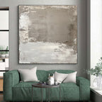 Gray Abstract Textures Abstract Painting with Industrial Charm WINK006