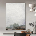Subtle Misty Landscape Abstract for Minimalist Studies HENG222