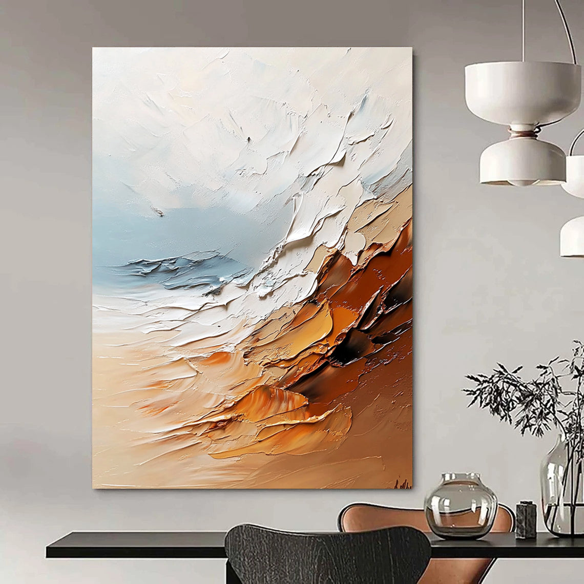 Textured Landscape - 3D Effect Abstract Painting GAB0610