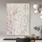 Tangled Black Lines Abstract Expressionist Painting for Bold Interiors GAB1531