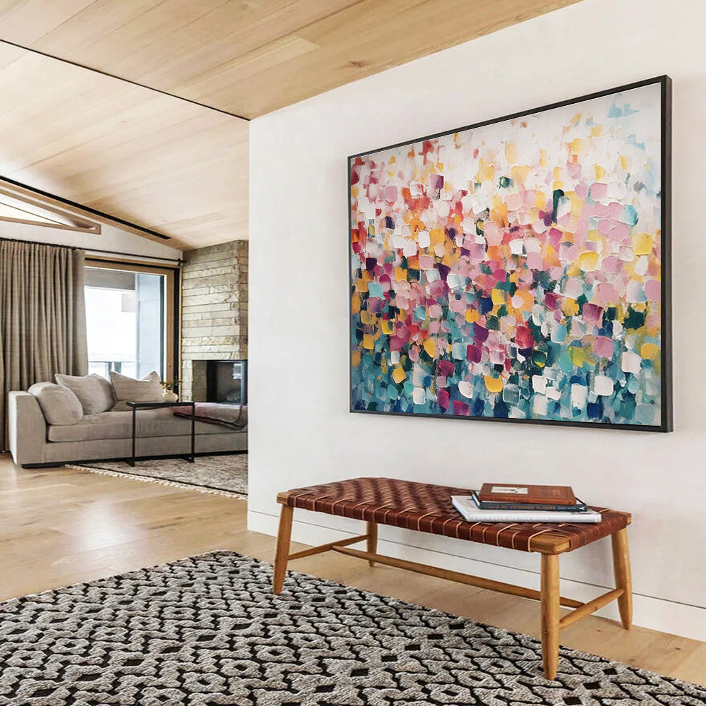 Rainbow Dot Abstract Painting for Art - Lovers’ Studios YHT162