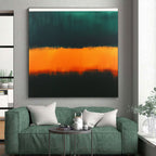 Gradient Color Bands Abstract Painting with Vivid Transition WINK156