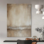 Crackled Texture Art Abstract Painting for Rustic Interiors GAB0706