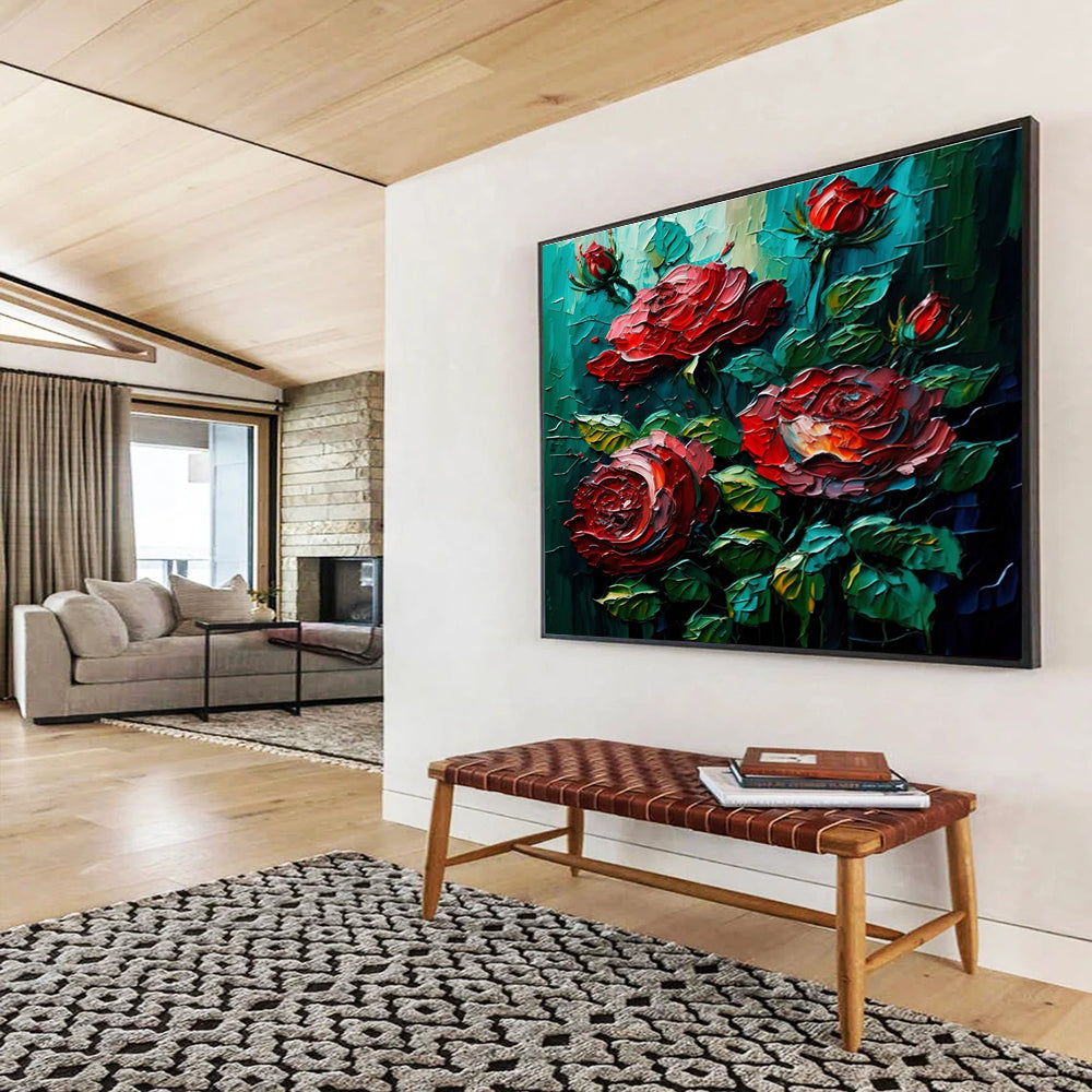Sea Wave Power Abstract Painting for Nautical - Themed Home Theaters YHT306