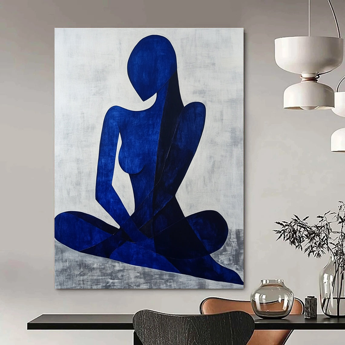 Oversized Tailored Abstract Canvas for Office & Dining Room GAB1451