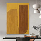 Textured Geometric Shapes - Minimalist Abstract Art GAB0428