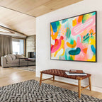 Colorful Playful Abstract  Joyful Creative Energy ABS074