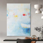 Pastel - Boat Abstract Painting for Beachfront Cafes GAB0868