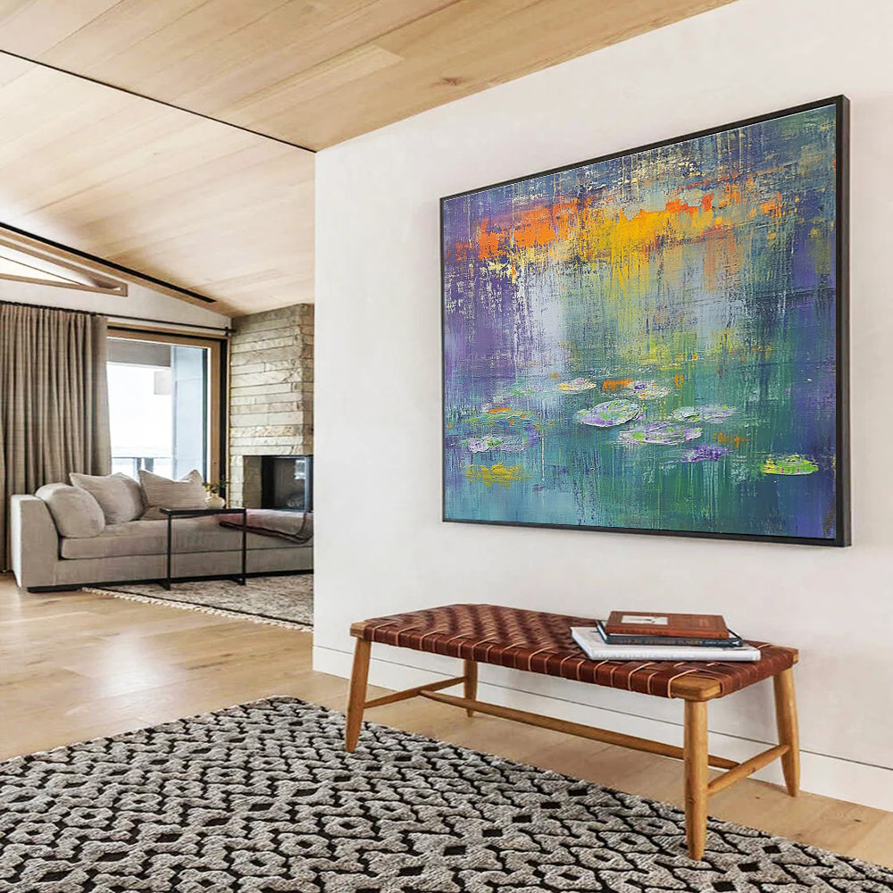 Abstract Water Lilies - Reimagining a Classic ABS025