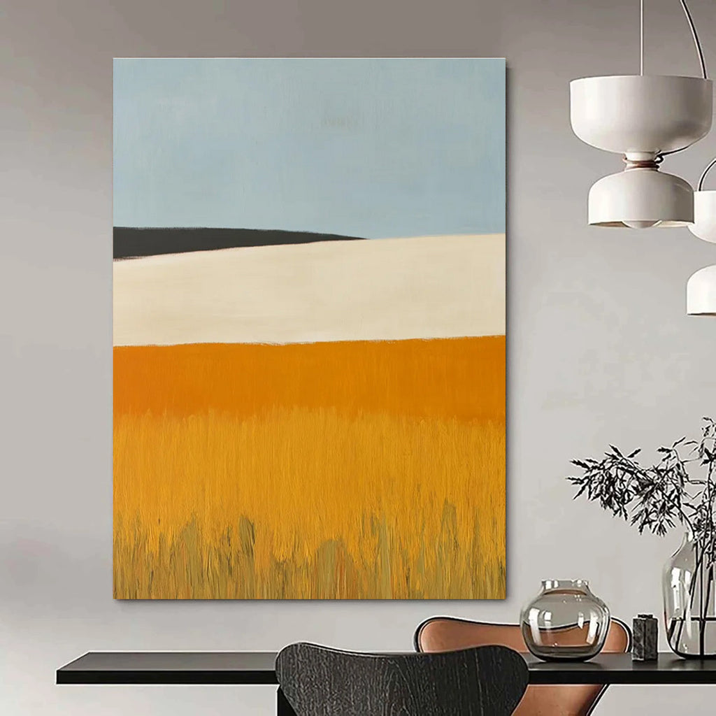 Minimalist Landscape Abstract Painting for Modern Home Offices HENG434
