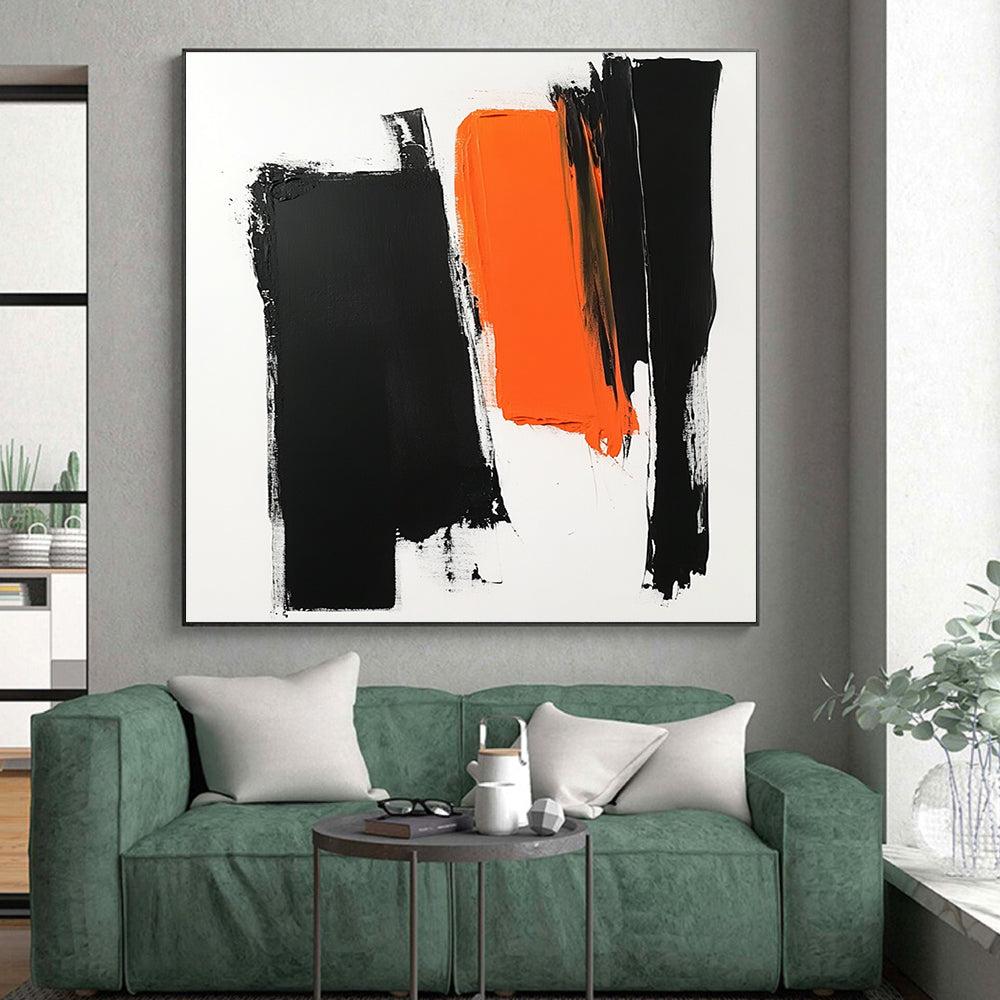 Bold Brushstrokes Abstract Painting with Raw Expression WINK187