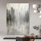 Gray Abstract Texture Painting for Industrial - Style Lofts GAB0974
