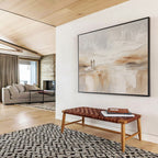 Two Figures in Abstract Landscape Painting for Romantic Spaces YHT079