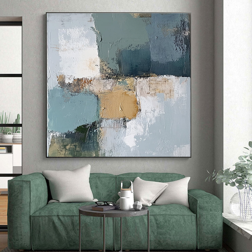 Muted Tones Abstract Painting with Subtle Sophistication WINK753