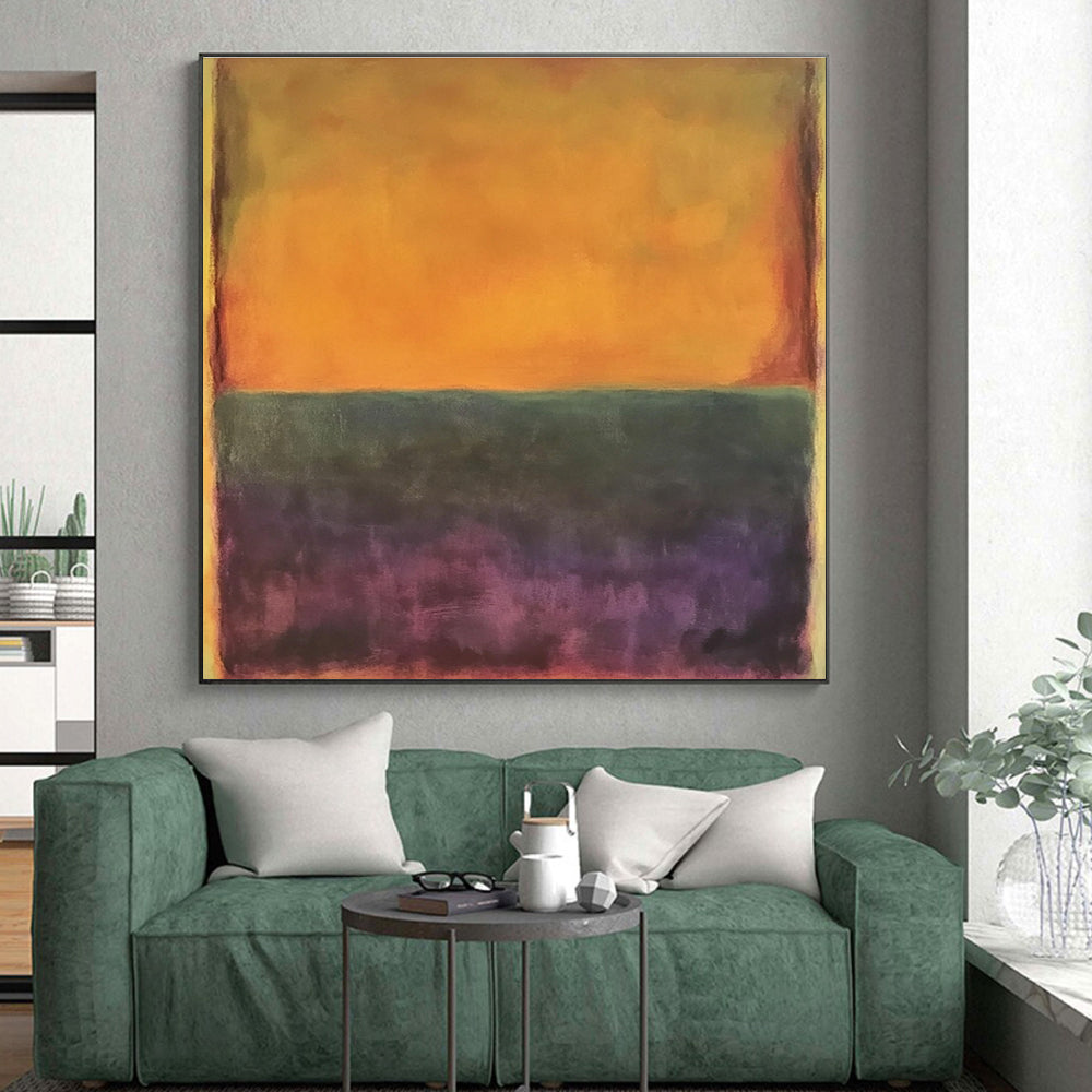 Color - Block Abstract Painting with Soft Gradients WINK837