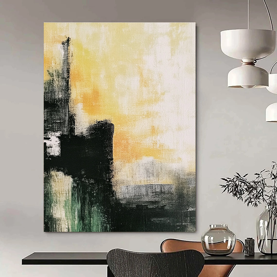 City Silhouette Abstract - Minimalist Urban Art GAB0545