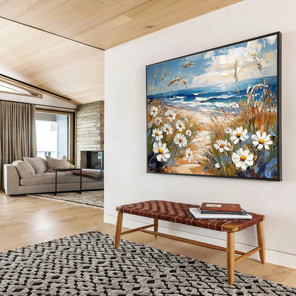 Beach with Daisies - A Summer Idyll ABS012